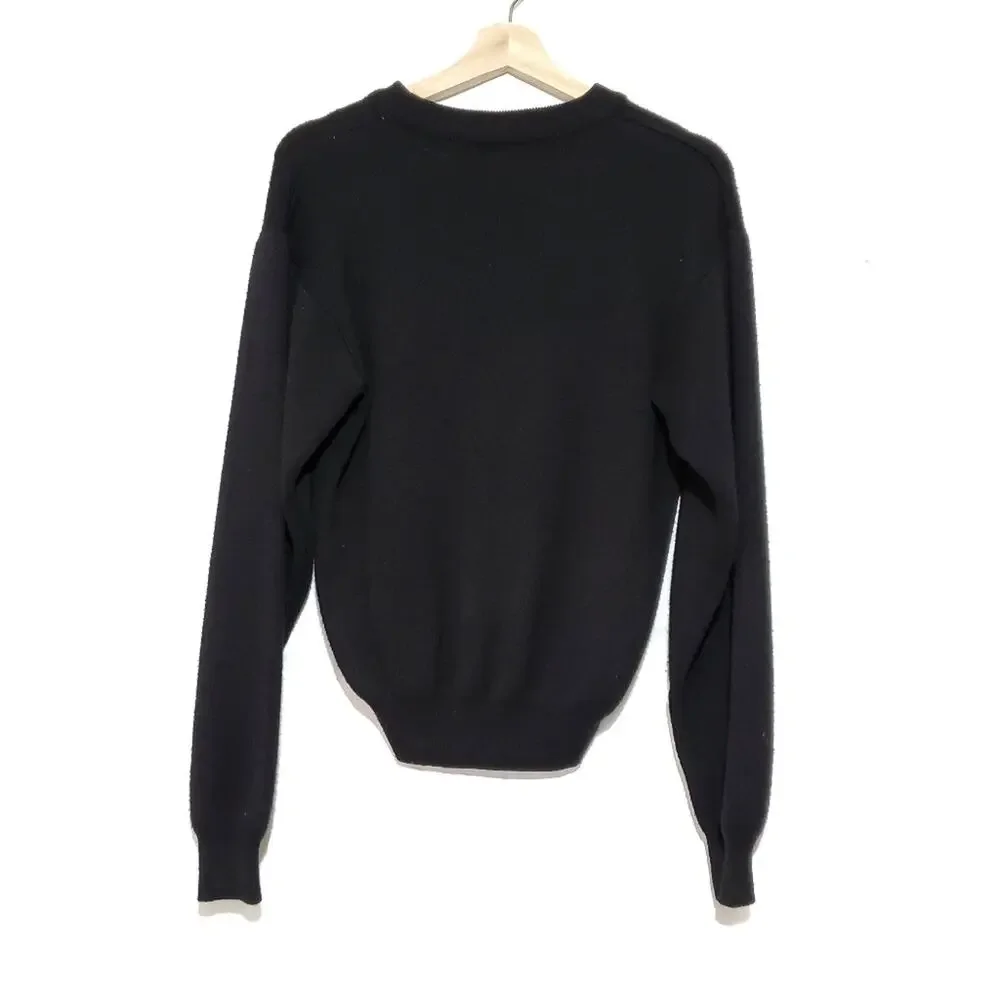 HWM | Embroidered Tiger Soft Wool Blend Sweater